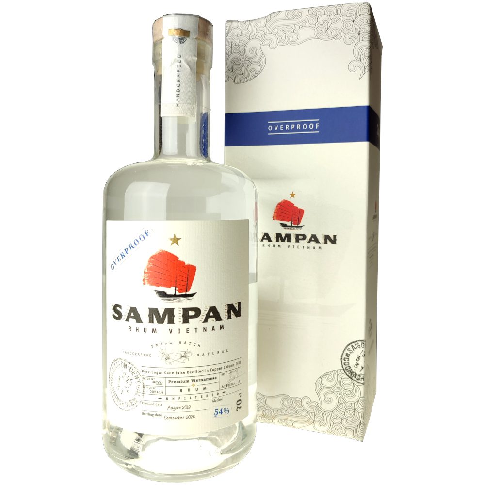 Sampan Rhum Blanc Rhum du Vietnam